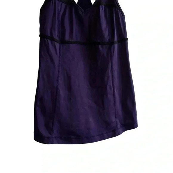 Lululemon Athletica Purple Commit Tank Top Stretch Athleisure Size 6 - Picture 3 of 9